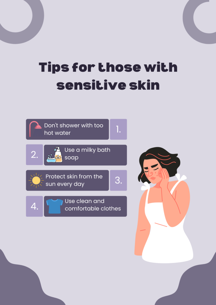 tips for sensitive skin